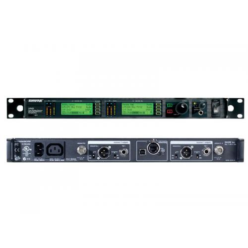 SHURE UR4D+ デュアルワイヤレスレシーバー Receptor Sem Fio Duplo UR4D+ Shure